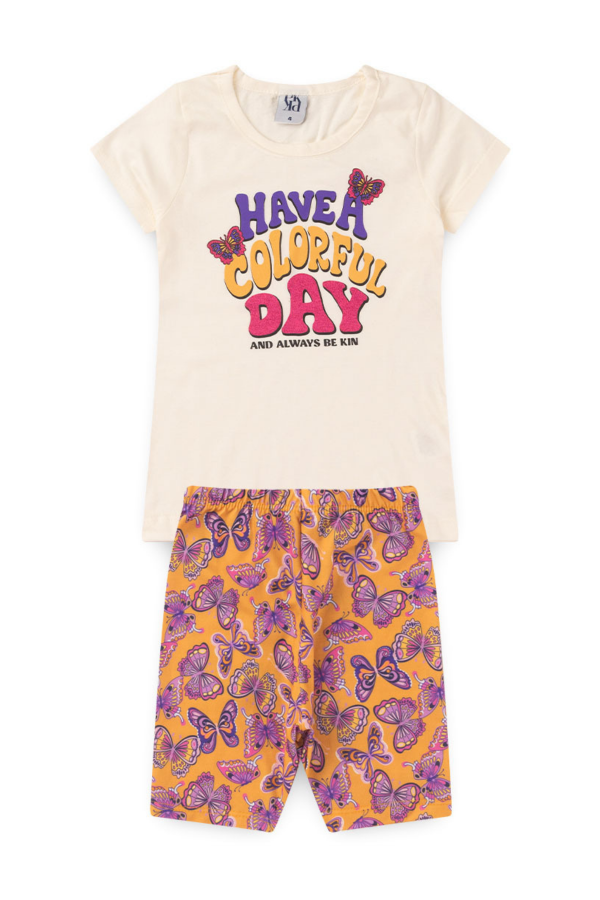 Conjunto Infantil Feminino Colorful Day