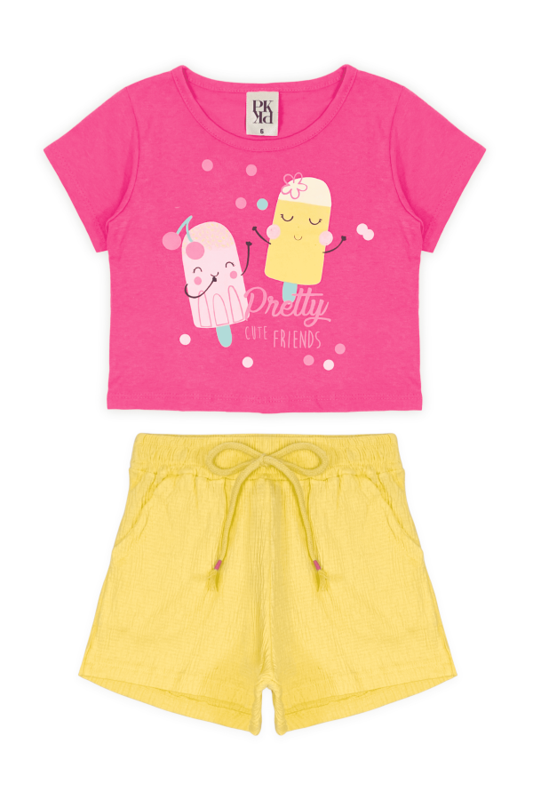 Conjunto Infantil Feminino Picolé