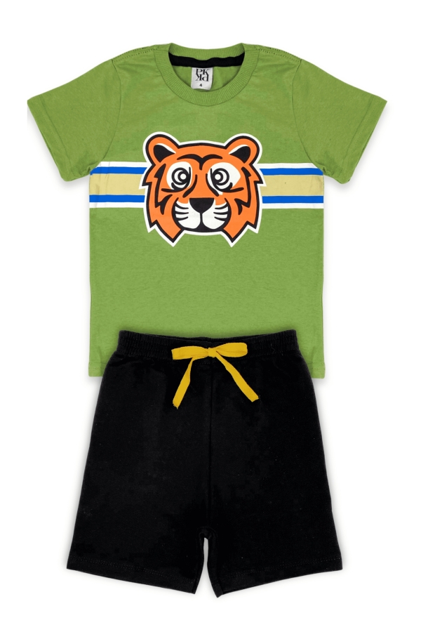 Conjunto Infantil Masculino Tigre Militar