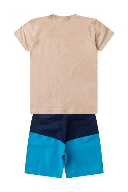 Conjunto Infantil Masculino Surfando Nas Férias