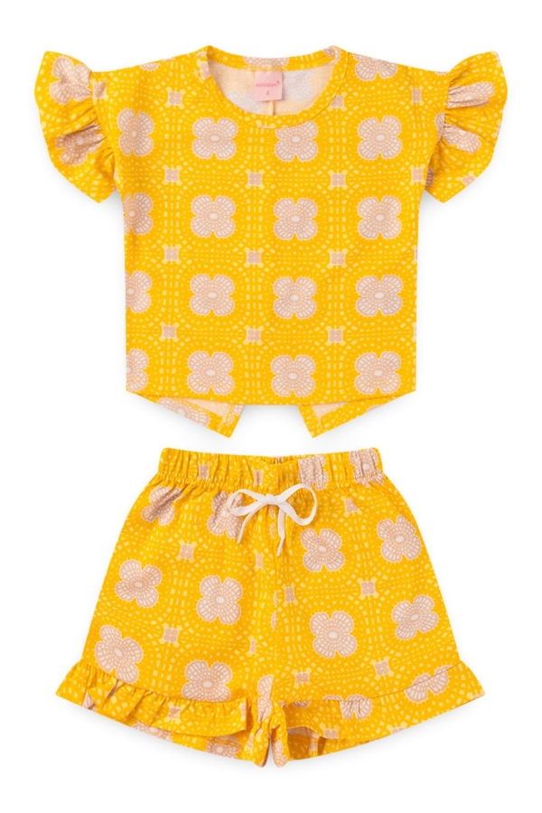 Conjunto Infantil Feminino Yellowish