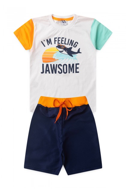 Conjunto Infantil Masculino Diversão Marítma