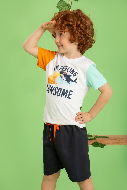 Conjunto Infantil Masculino Diversão Marítma