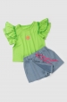 Conjunto Feminino Infantil Margarida Charmosa