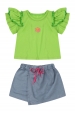 Conjunto Feminino Infantil Margarida Charmosa