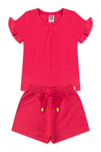 Conjunto Infantil Feminino Miçangas Delicadas