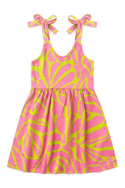 Vestido Infantil Feminino Cores Vibrantes