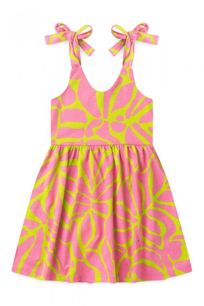 Vestido Infantil Feminino Cores Vibrantes