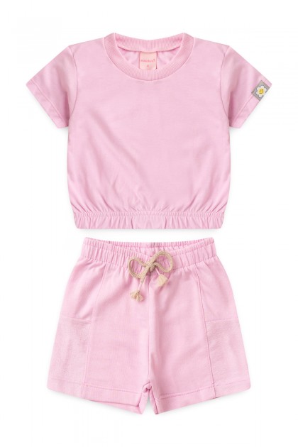 Conjunto Infantil Feminino Margarida Básico