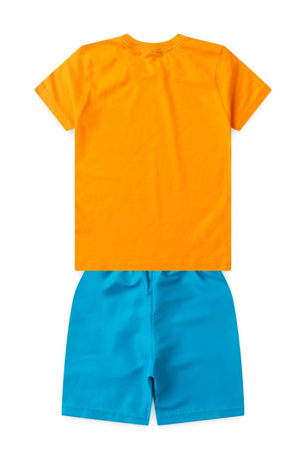 Conjunto Masculino Infantil Girafa Sun Laranja