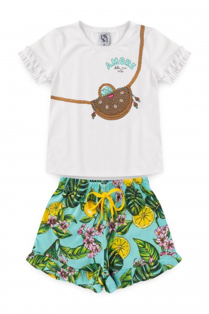 Conjunto Infantil Feminino Amore