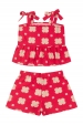 Conjunto Infantil Feminino Flores Rotativas
