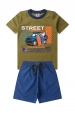 Conjunto Masculino Infantil Tubarão Surfista