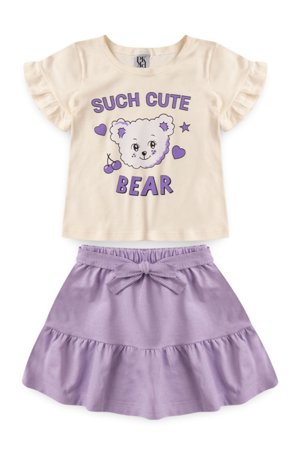 Conjunto Feminino Infantil Cute Bear