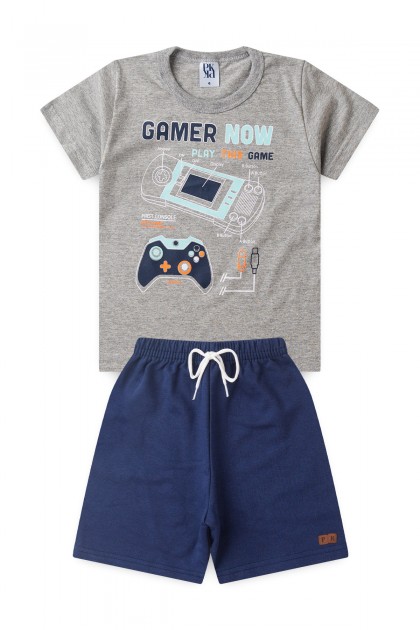 Conjunto Masculino Infantil Jogar O Jogo