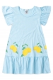 Vestido Feminino Infantil Limões Brilhantes