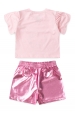 Conjunto Feminino Infantil Laços Brilhosos - Hello Kitty