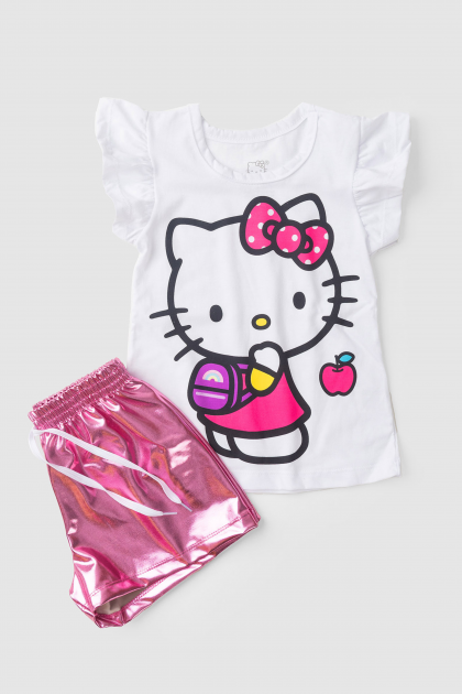 Conjunto Feminino Infantil A Passeio - Hello Kitty