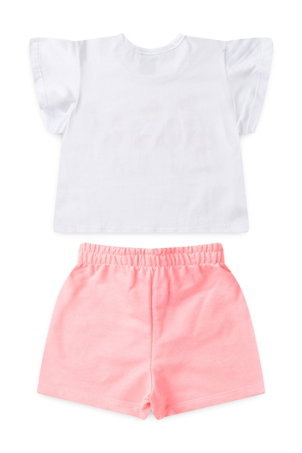 Conjunto Infantil Feminino Festa Dos Flamingos