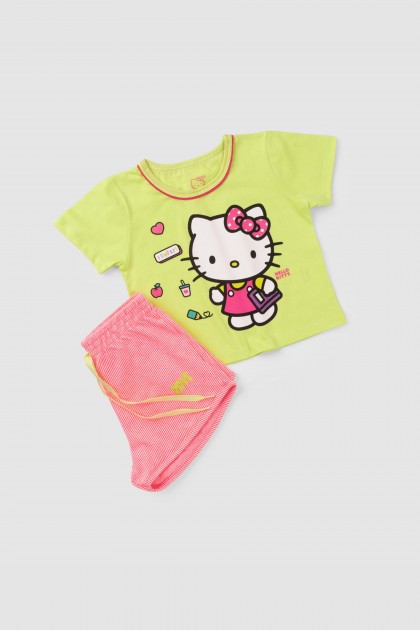 Conjunto Feminino Infantil Funday - Hello Kitty