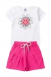 Conjunto Infantil Feminino Flor Sorridente