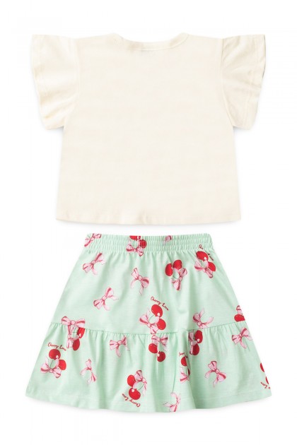 Conjunto Feminino Infantil Amor Doce