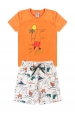 Conjunto Masculino Infantil Verão na Selva