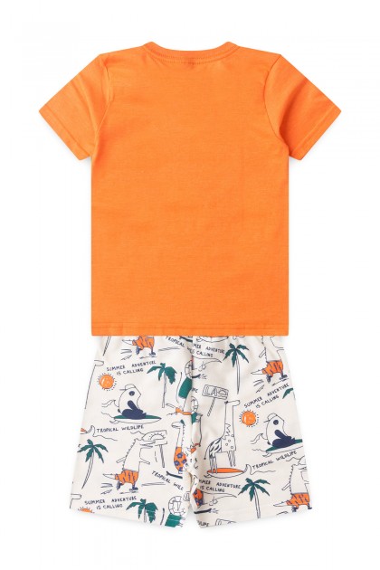 Conjunto Masculino Infantil Verão na Selva