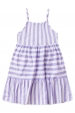 Vestido Feminino Infantil Simetria Das Listras