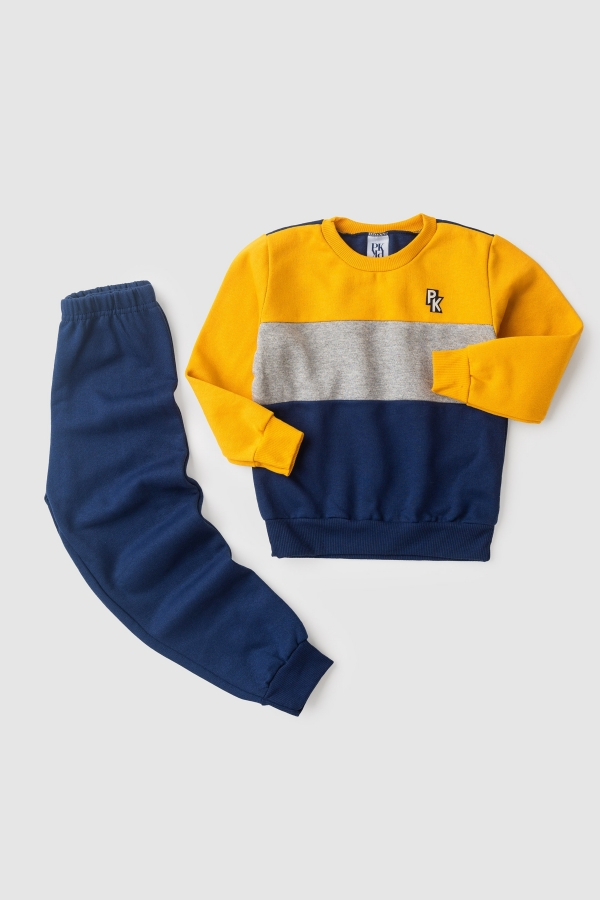 Conjunto Infantil Masculino Trio Mágico de Cores