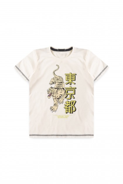 Camiseta Masculina Tigre Oriental