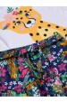 Conjunto Feminino Infantil Onça
