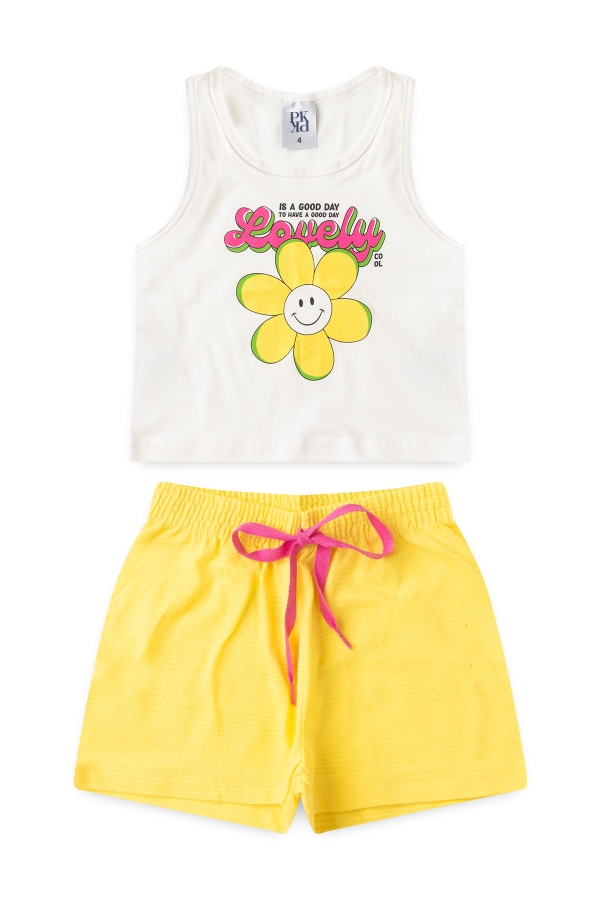 Conjunto Feminino Infantil Dia Adorável