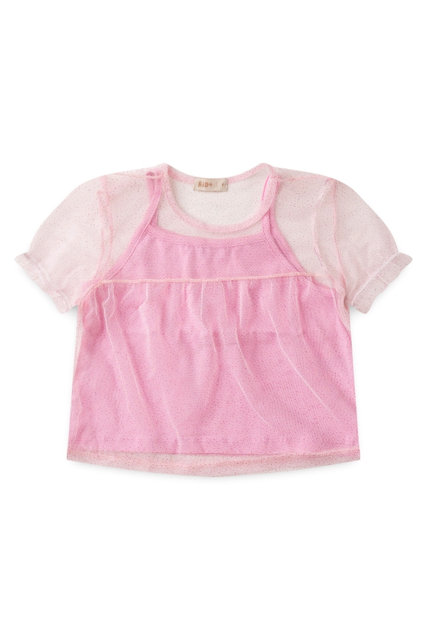Cropped Feminino Infantil Brilho de Fada