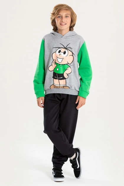 Conjunto Masculino Infantil Travessuras - Turma da Mônica