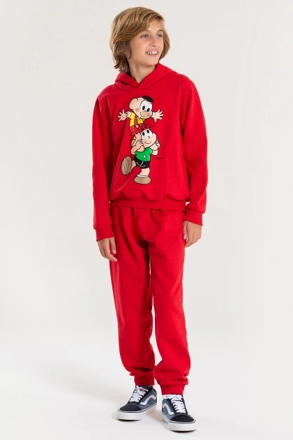 Conjunto Masculino Infantil Brincadeira de Criança - Turma da Mônica