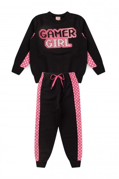Conjunto Infantil Feminino Gamer Girl