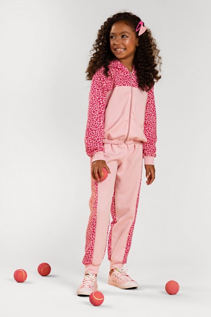 Conjunto Infantil Feminino Oncinha Rosada
