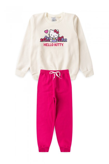 Conjunto Feminino Infantil Piscadinha da Hello Kitty - Hello Kitty