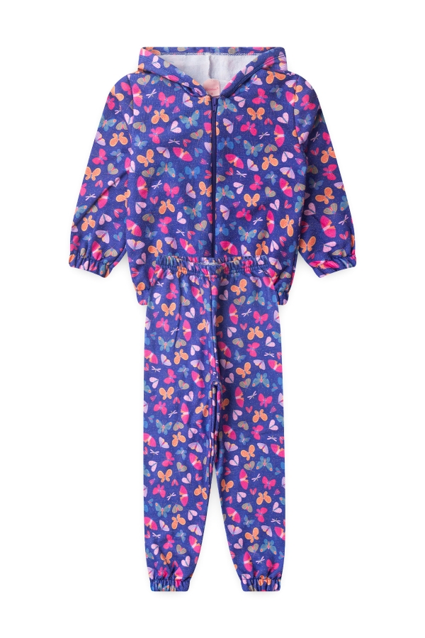 Conjunto Feminino Infantil Encanto Das Borboletas