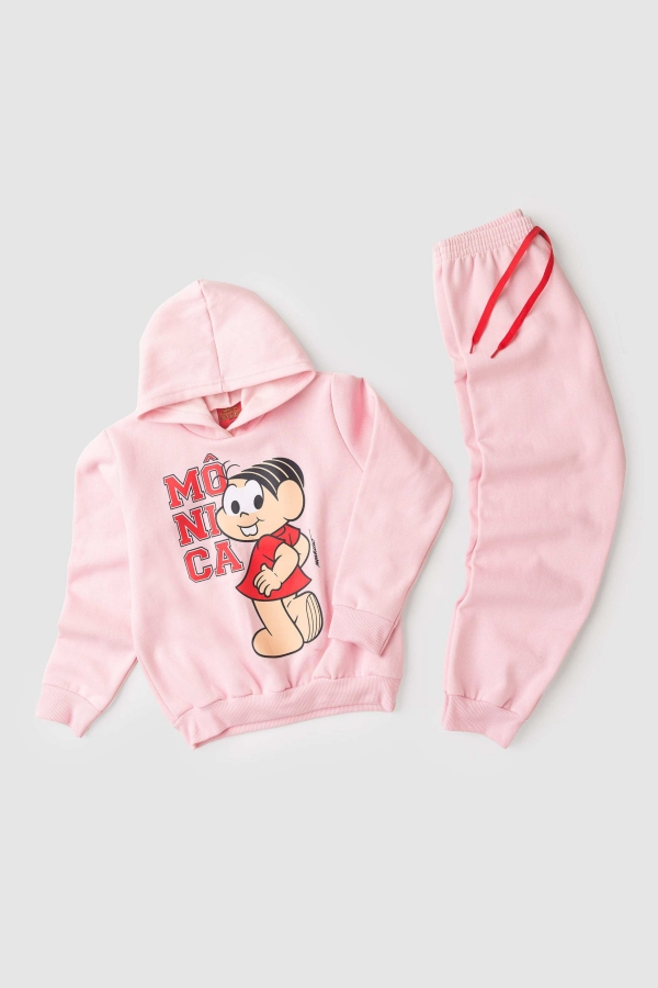 Conjunto Feminino Infantil Posando - Turma da Mônica