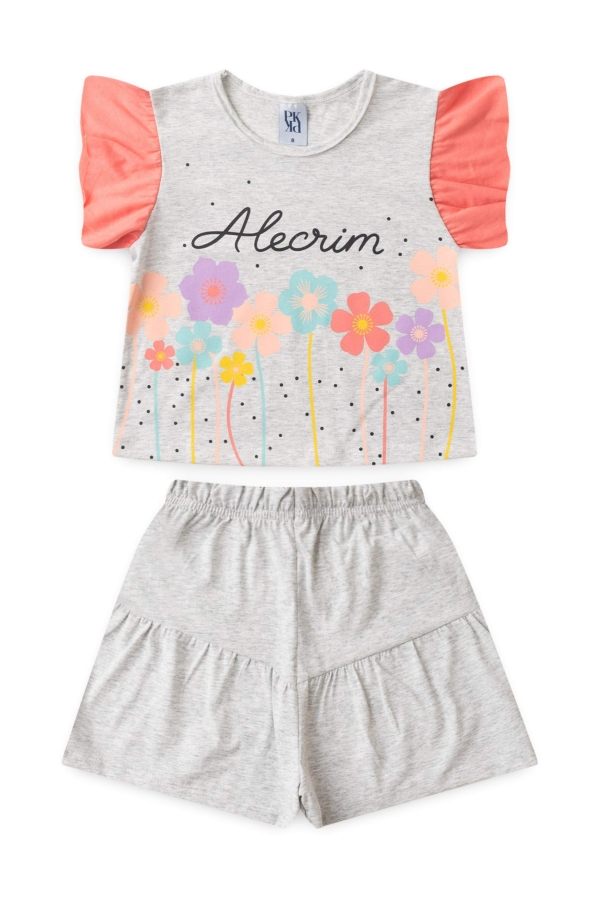 Conjunto Feminino Infantil Alecrim
