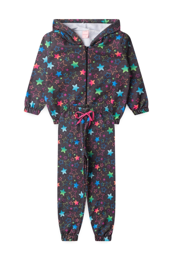 Conjunto Feminino Infantil Céu Estrelado