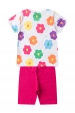 Conjunto Feminino Infantil Jardim Tropical