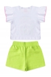 Conjunto Feminino Infantil Coqueiro Tropical