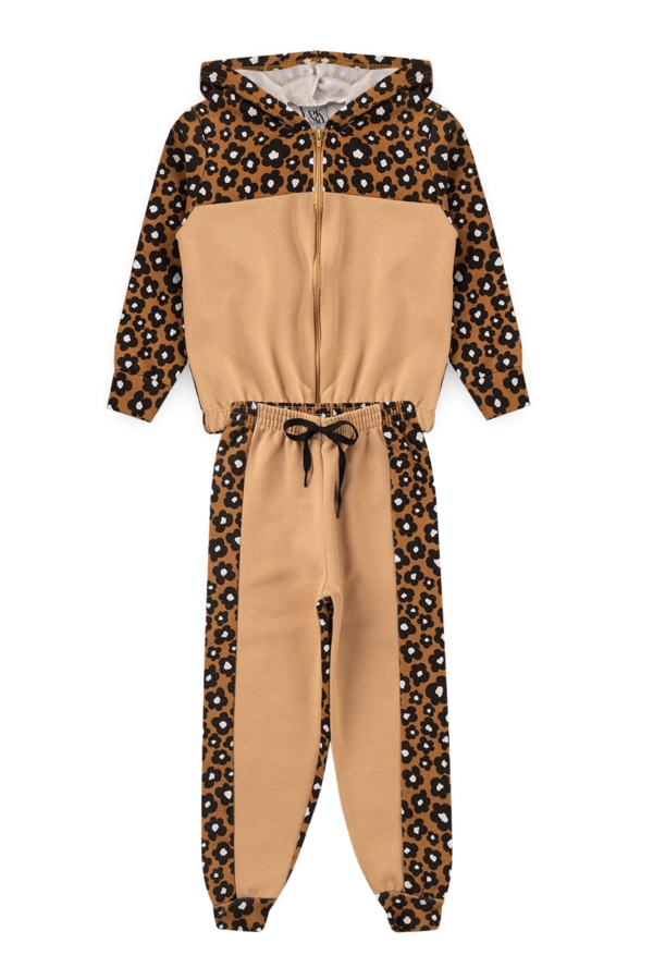 Conjunto Feminino Infantil Floral Pintado