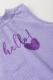 Conjunto Feminino Infantil Ribana Gliterinada