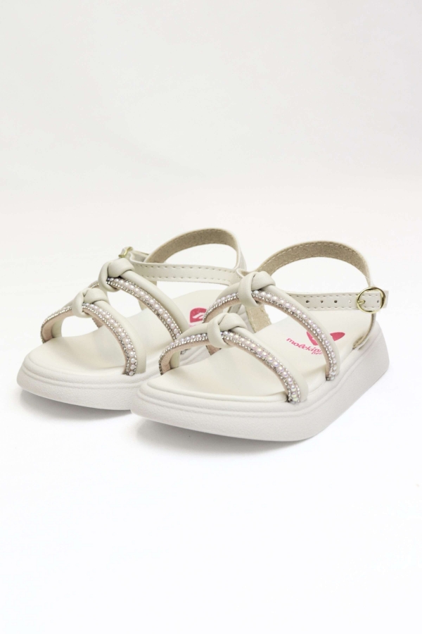 Sandália Feminina Infantil Pequena Cristal - Molekinha