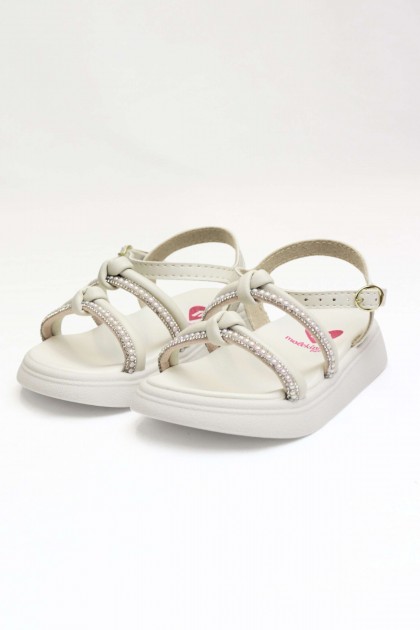 Sandália Feminina Infantil Pequena Cristal - Molekinha