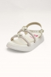 Sandália Feminina Infantil Pequena Cristal - Molekinha